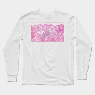 Hair Sea In Pink Long Sleeve T-Shirt